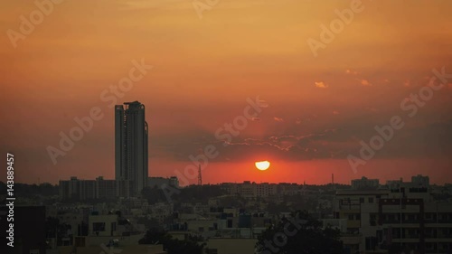 Urban sunset - Bangalore
