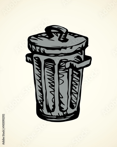 Recycle Bin. Vector drawing