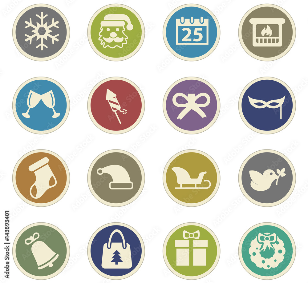 christmass icon set christmass icon set