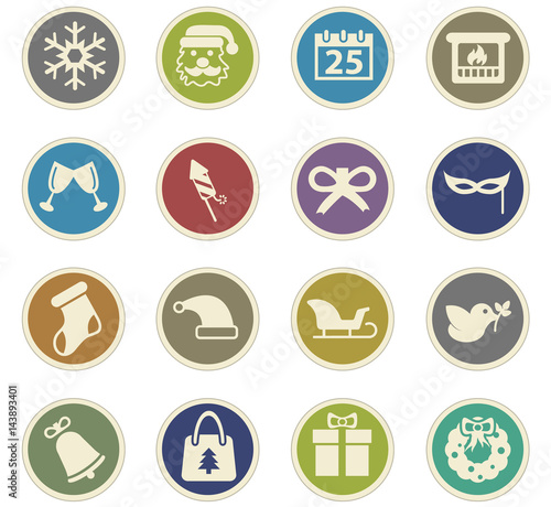 christmass icon set