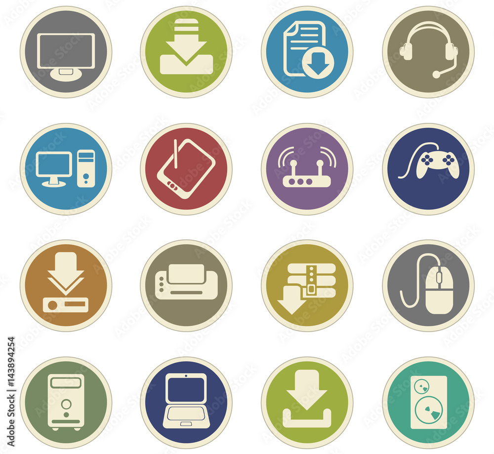 computer icon set computer icon set