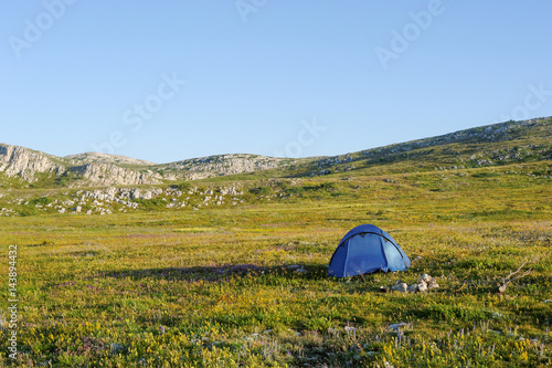 Tent on the mountains