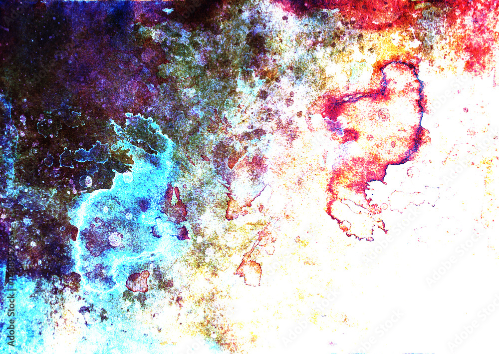 Grunge vintage background on paper. Color abstract background.