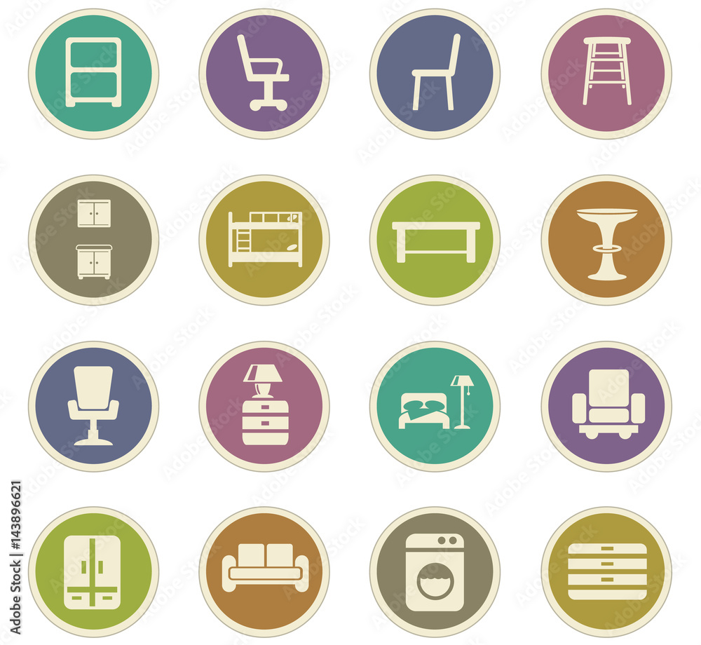 furniture icon set furniture icon set