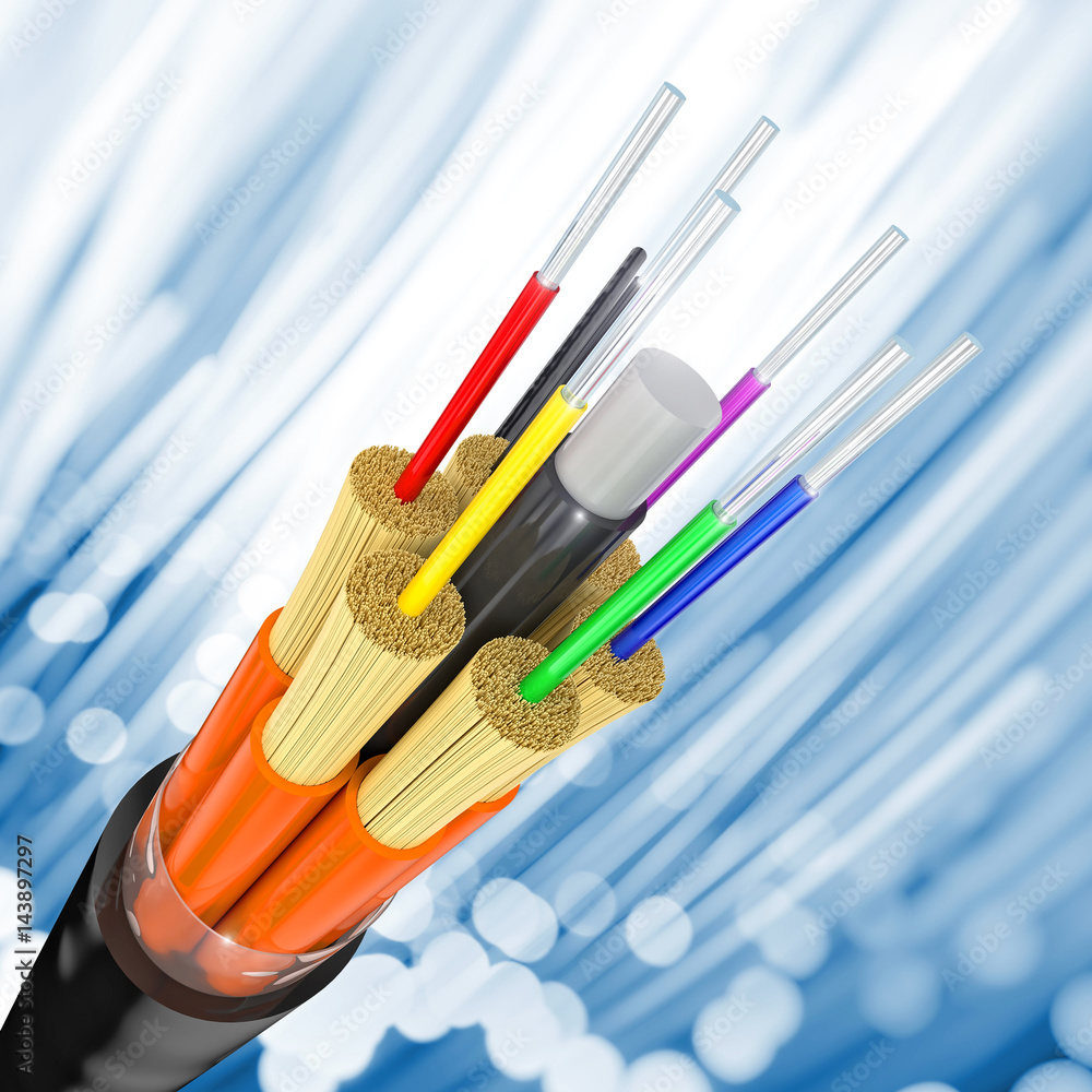 optical fiber concept optical fiber concept