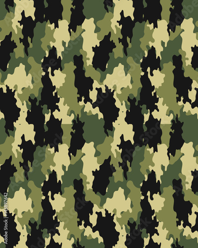 Fashionable camouflage pattern, military print .Seamless illustration