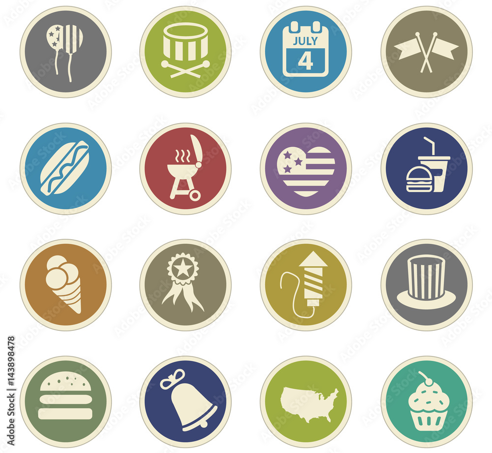 independence day icon set independence day icon set