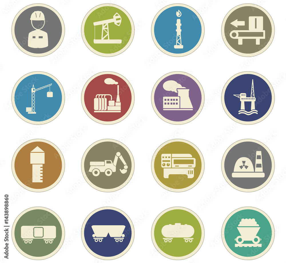 industry icon set industry icon set