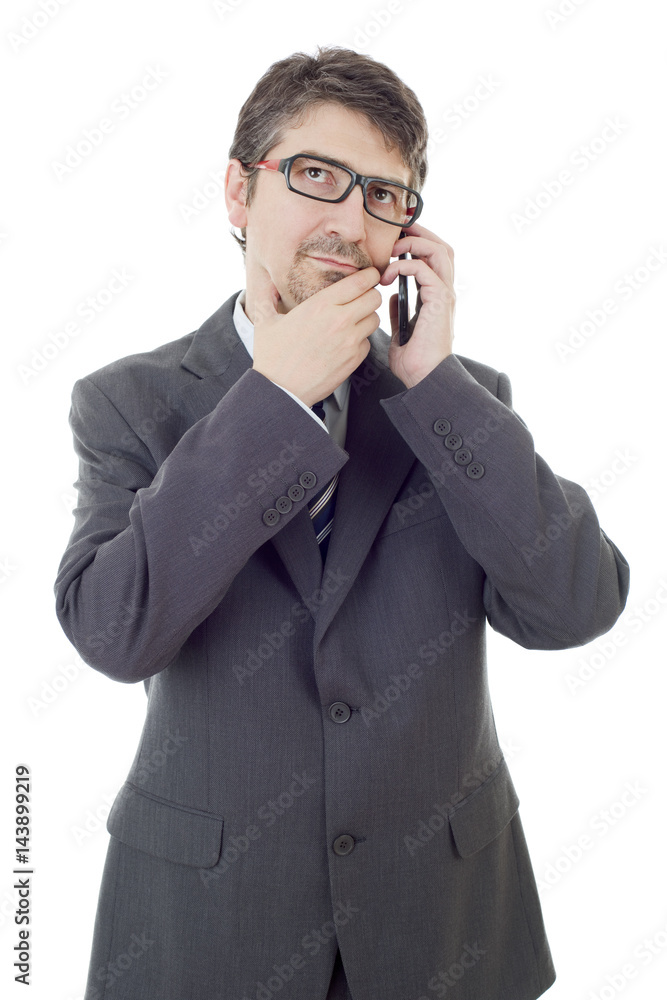 on the phone on the phone