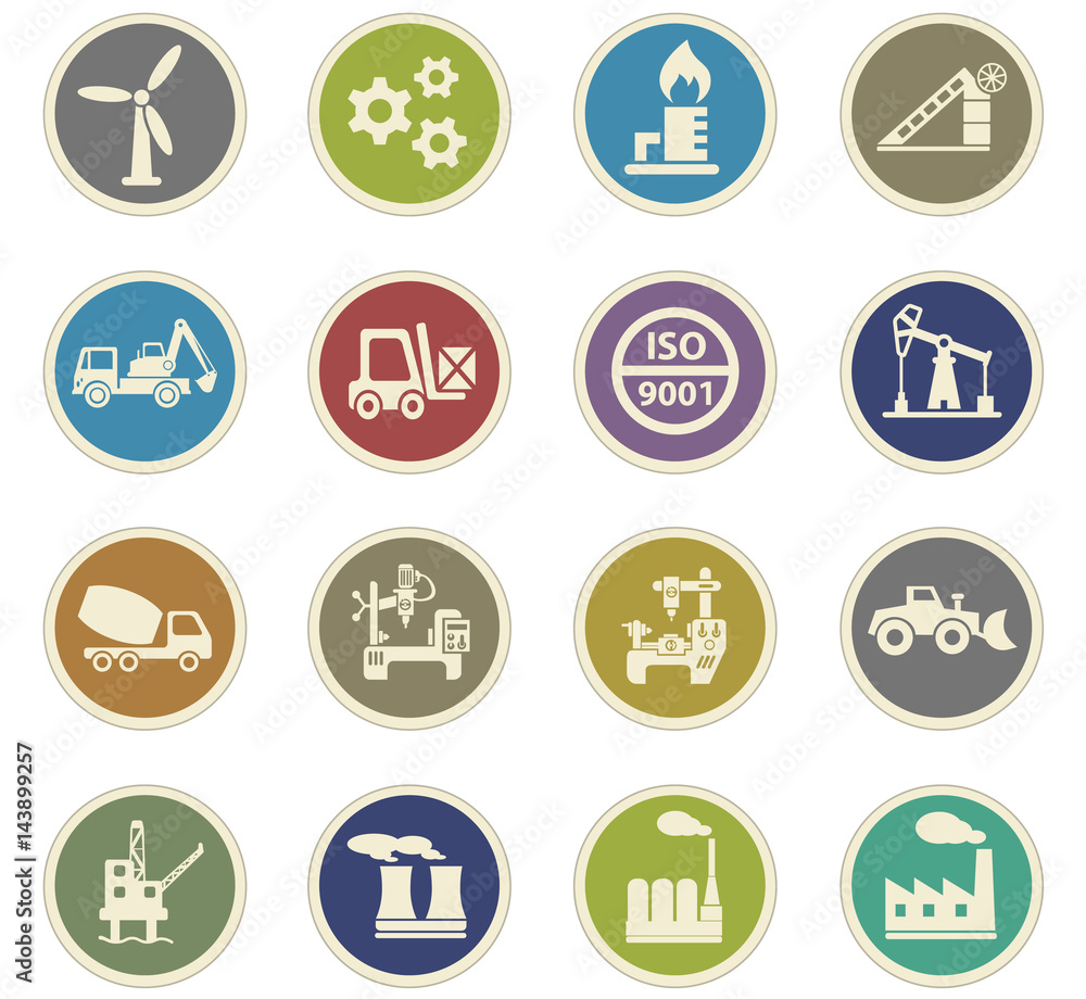 industry icon set industry icon set