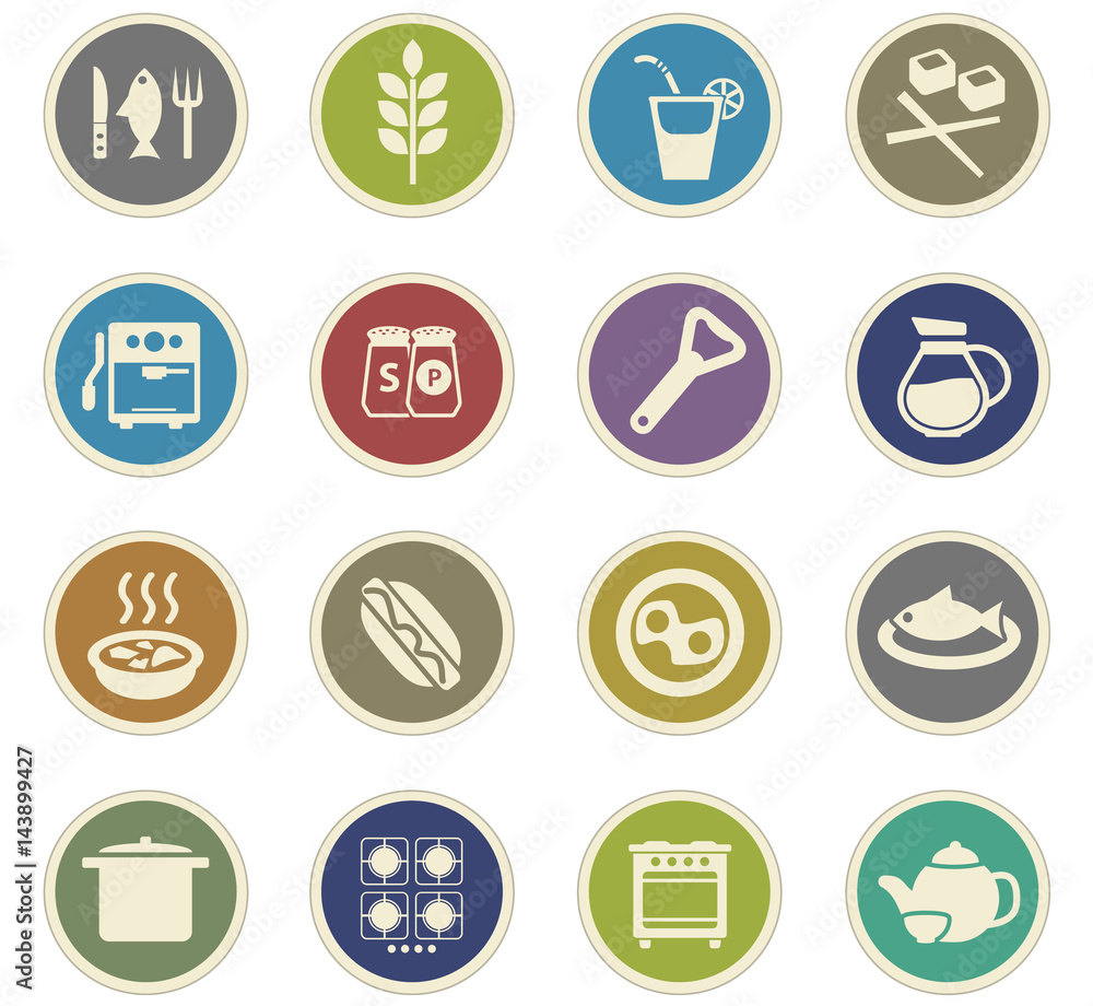 kitchen icon set kitchen icon set