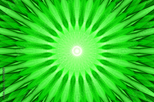 Green Kaleidoscope Mosaic