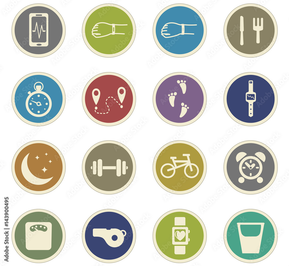 monitoring apps icon set monitoring apps icon set
