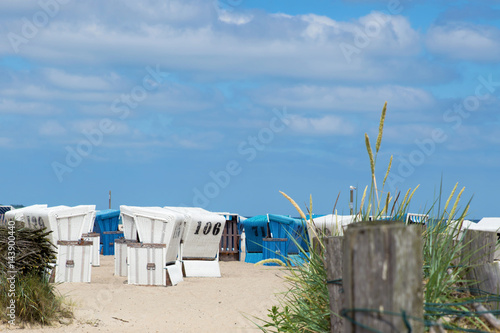 Strandkörbe an der Ostsee photo