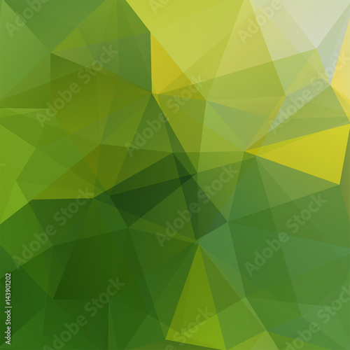 Abstract geometric style green background. Vector illustration