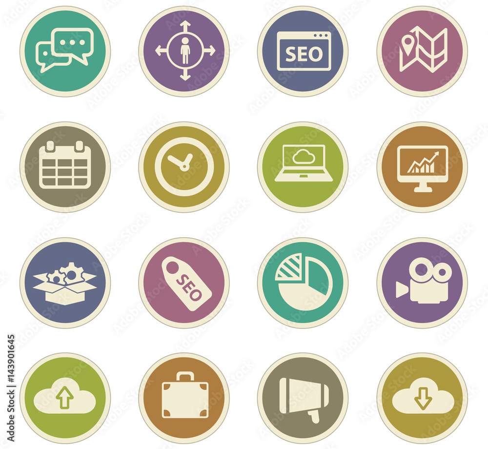 seo icon set seo icon set
