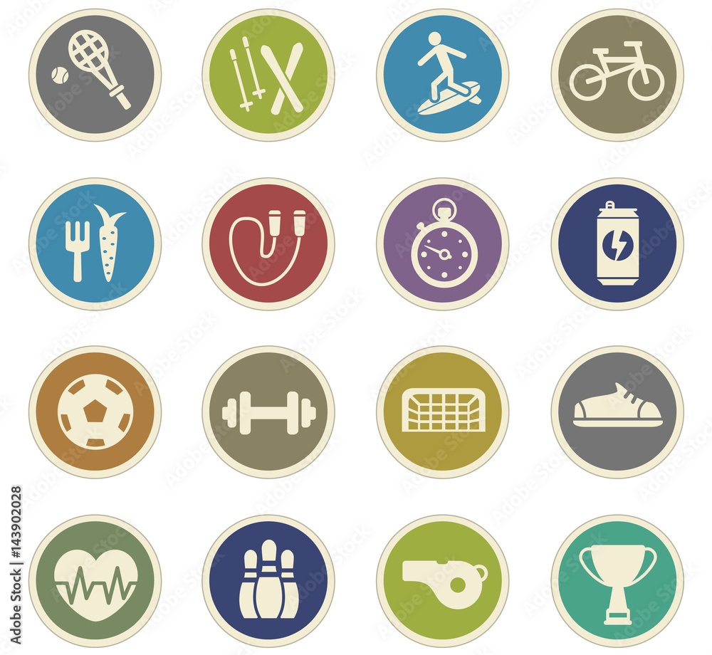 sport icon set