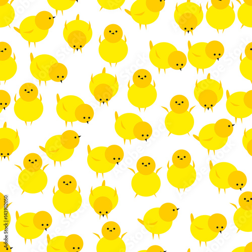 Vector seamless pattern on Easter theme.