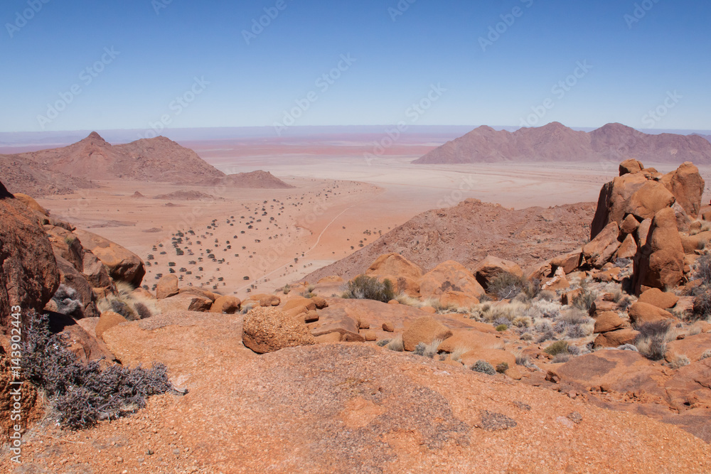 Naklejka premium Am Rande der Namib