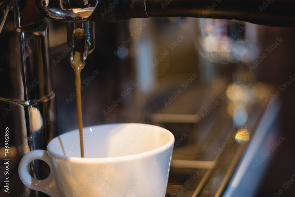 coffee machine making coffee coffee machine making coffee