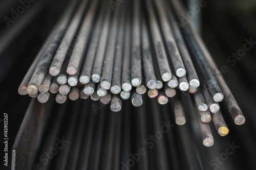 Steel rods sale at storehouse