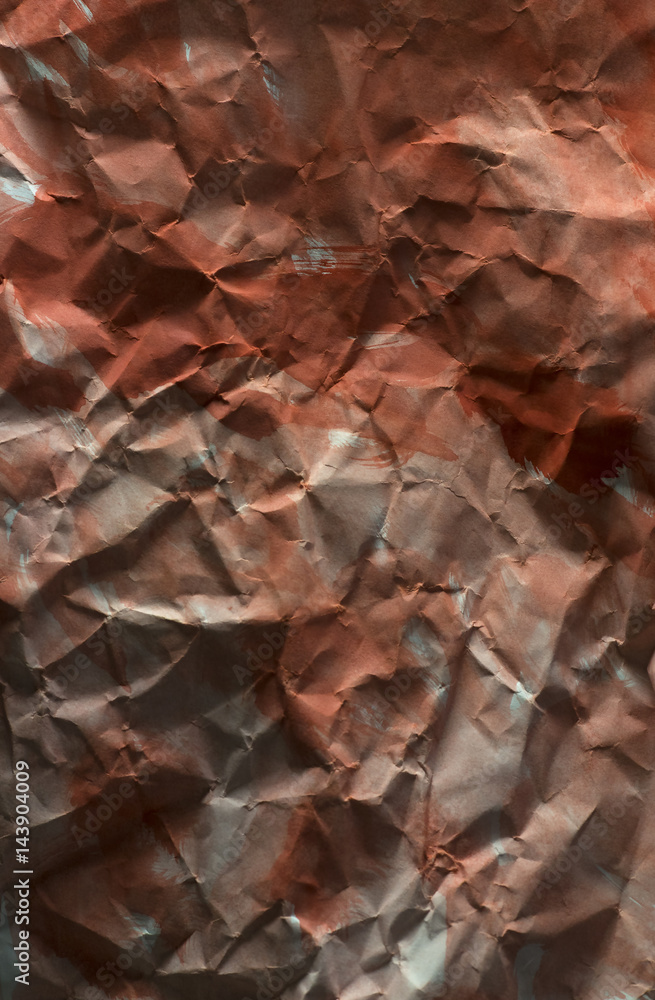 Background of colored crumpled paper shot close-up Background of colored crumpled paper shot close-up