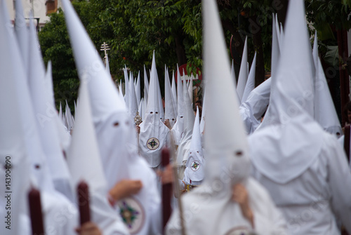Fotografie The penitents in the processions