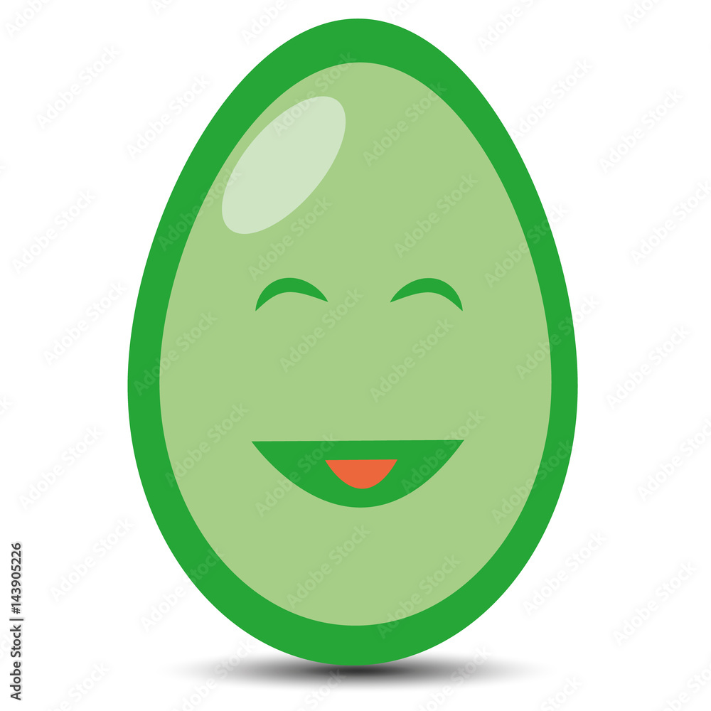 Vector egg with emotion Vector egg with emotion