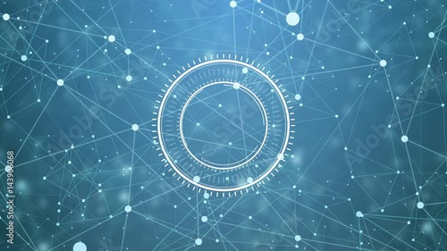 Abstract social network with a clock