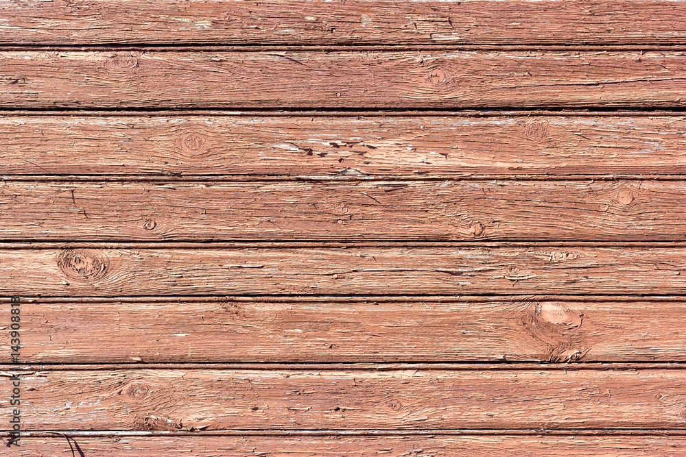 Fototapeta premium Old painted wood wall - texture or background