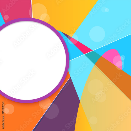Bright vintage retro background with place for your text. Applique in the style of abstraction or impressionism