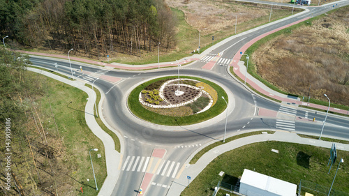 Rondo. Widok z lotu ptaka