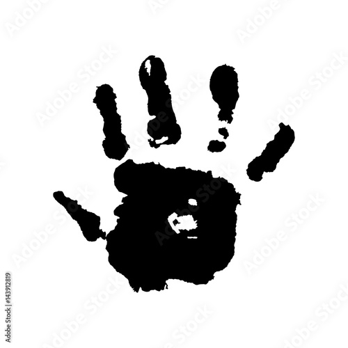 Human hand on a white background vector