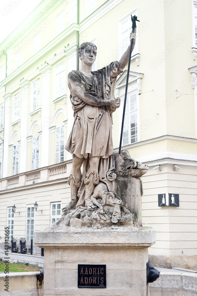 Obraz premium Market Square historic buildings