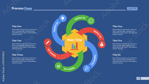 Six Points Plan Slide Template
