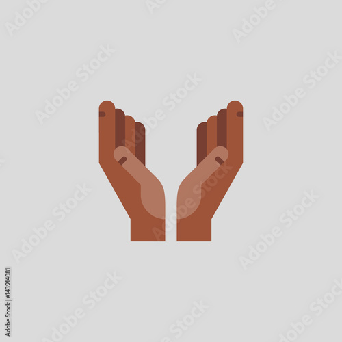 christianity icon flat design