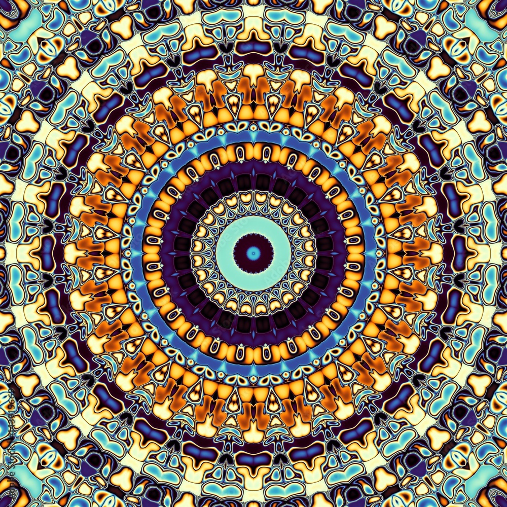 Obraz premium Abstract symmetric pattern