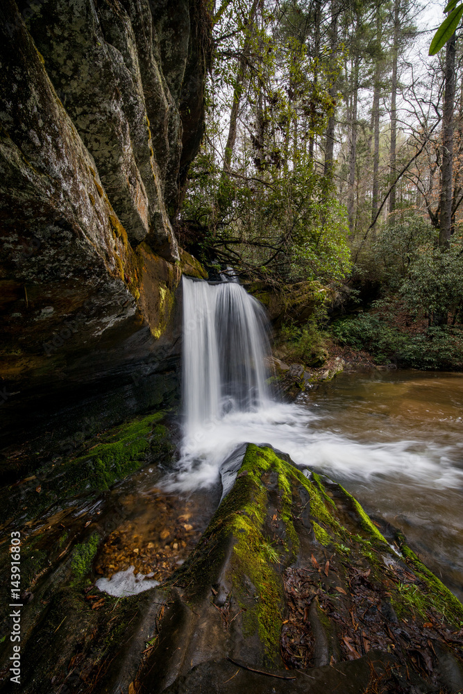 Obraz premium Rock Formations at Raper Creek Falls