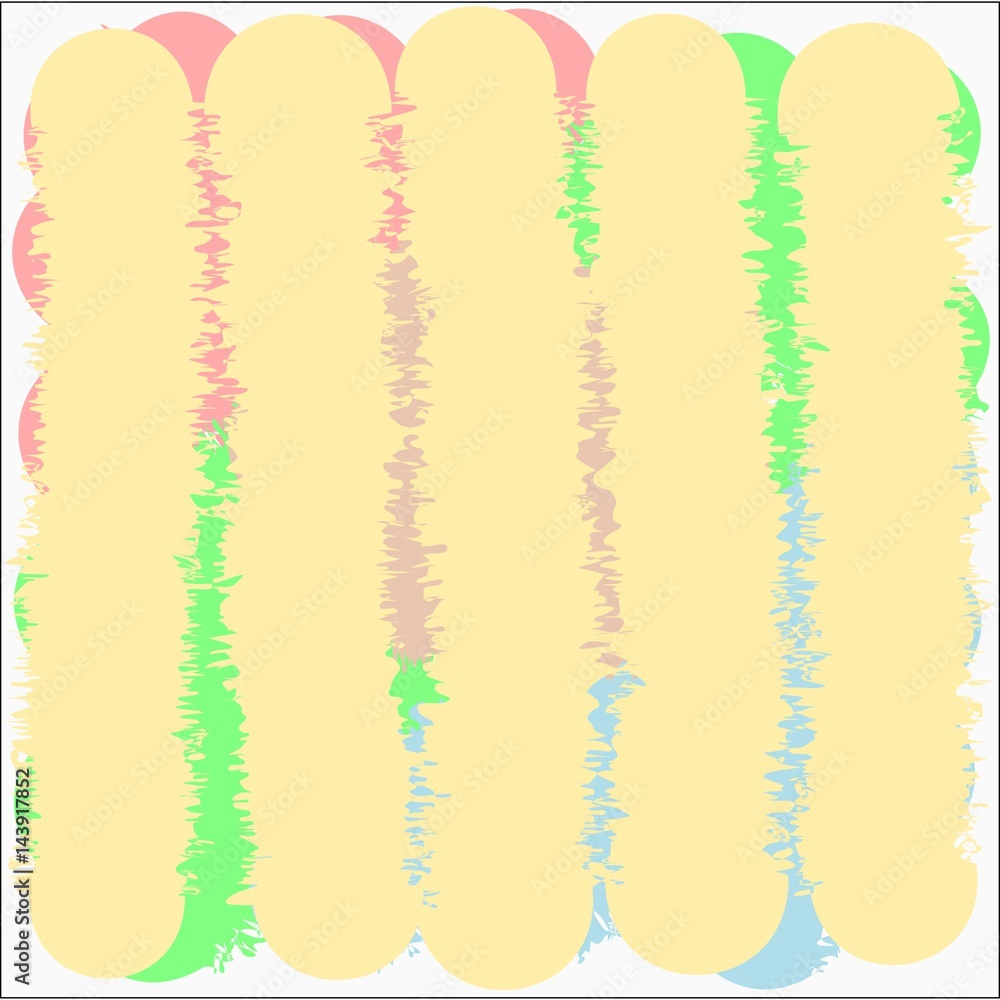 Fototapeta premium Abstract writing texture in green and blue and yellow and pink and brown tone, design for greeting cards and banners and posters