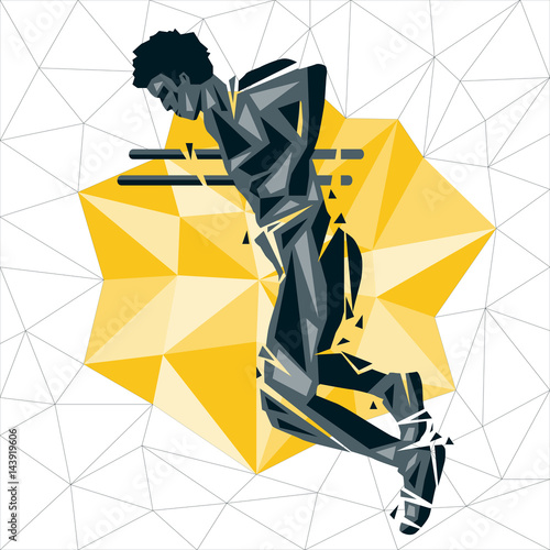 Geometric Crossfit concept