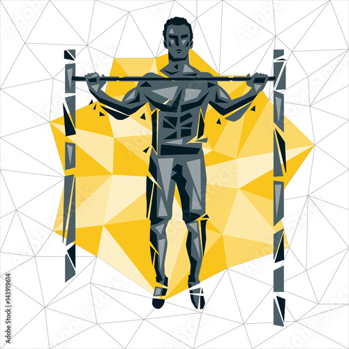 Geometric Crossfit concept