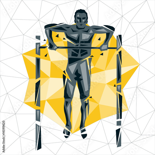 Geometric Crossfit concept