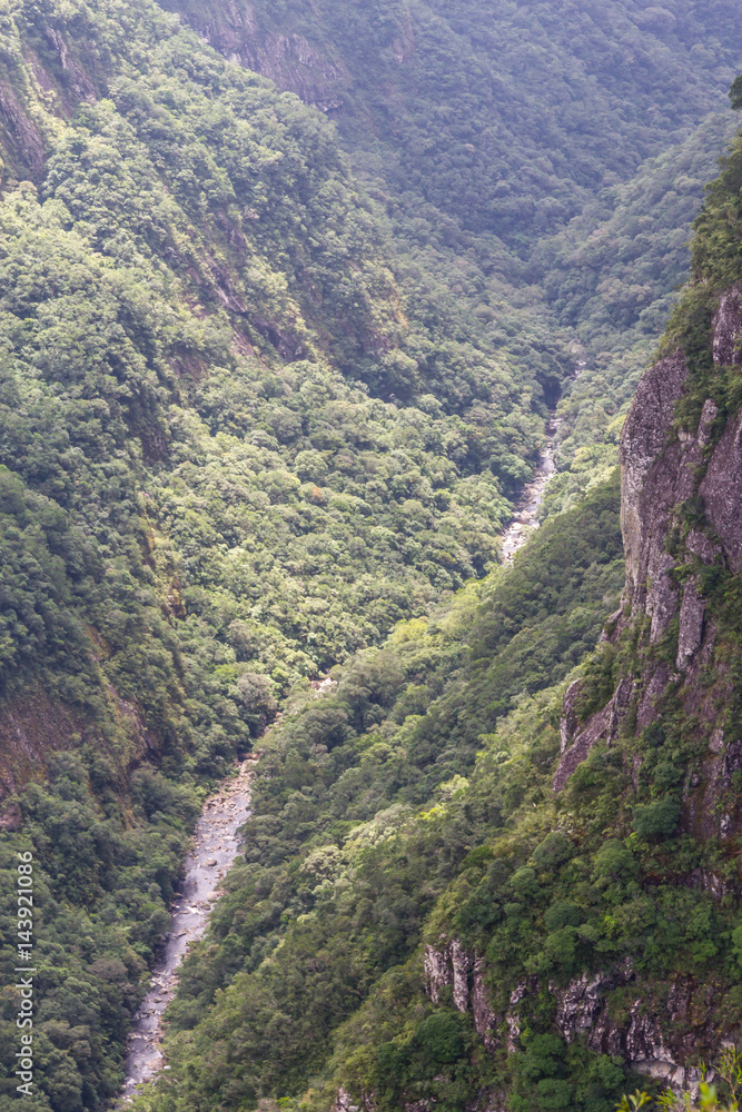 River in the canyon