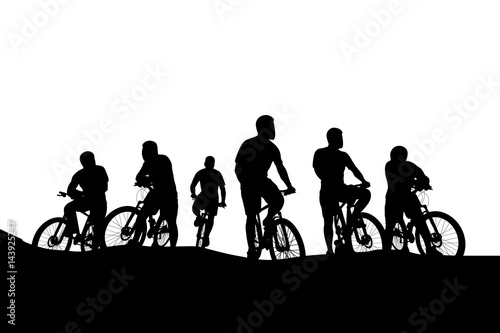 cyclists group 04