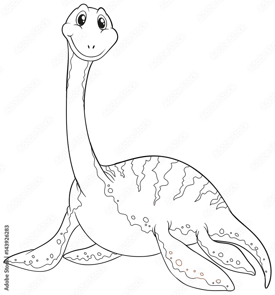 Obraz premium Animal outline for dinosaur