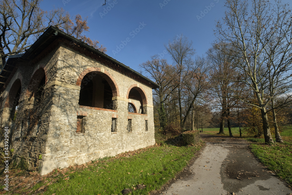 Monza park: old farmstead