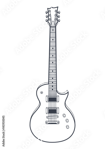 Electric Guitar Vector