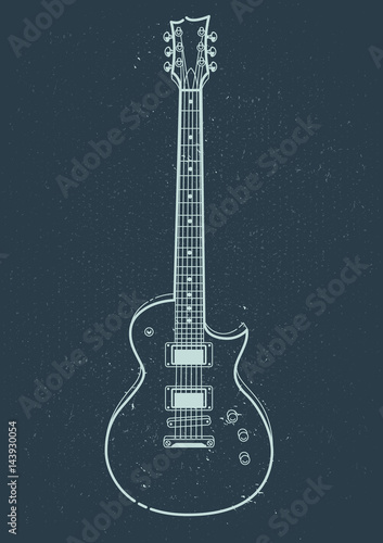 Electric Guitar Vector photo