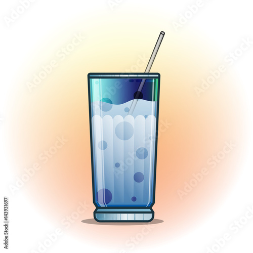 Vector illustration cocktails drinks in glasses vector flat icons. Set of alcohol and soft drinks and refreshments for cocktail party or bar menu design element