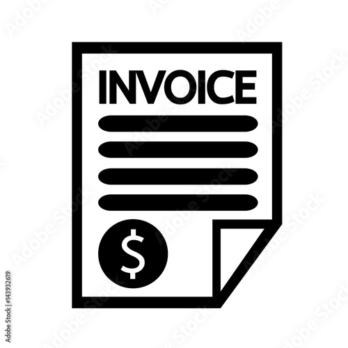 Invoice bill icon